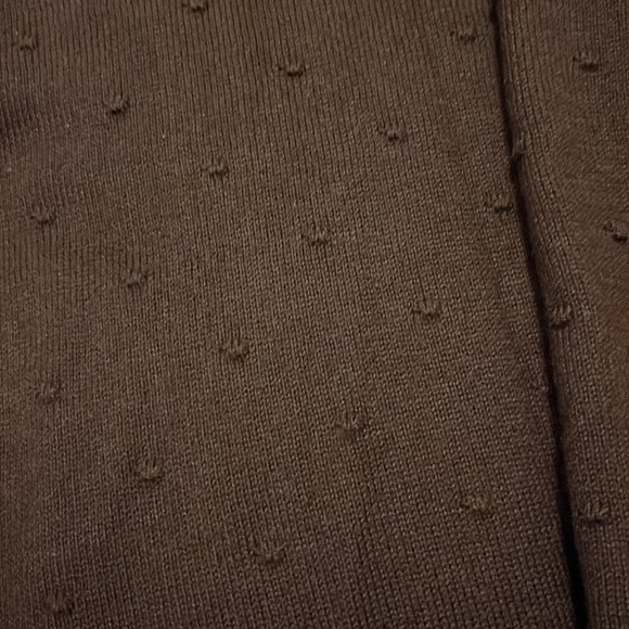 Loft Cardigan Size XL wine colored textured sweater with buttons - Picture 4 of 4